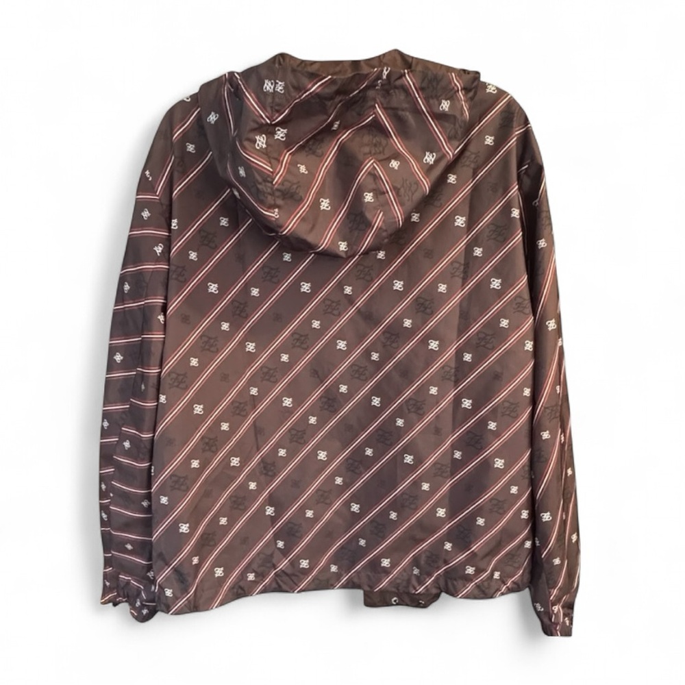 Fendi Reversible Utility Windbreaker Jacket Coat Brown Black Unisex IT 48 XL - Picture 4 of 5